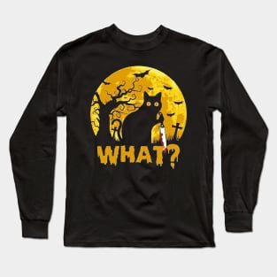 Cat What Long Sleeve T-Shirt